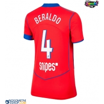 Ženski Nogometni dresi Paris Saint-Germain Lucas Beraldo #4 Tretji 2025-26 Kratek Rokav